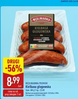 ALDI Kiełbasa głogowska Wędliniarnia Premium oferta