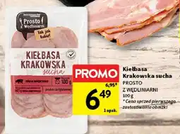 Intermarche Kiełbasa krakowska sucha Prosto z Wędliniarni oferta