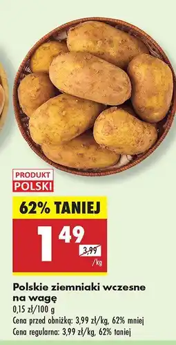 Biedronka Ziemniaki wczesne polskie 1 kg Biedronka oferta