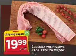 Stokrotka Żeberka wieprzowe paski ekstra mięsne Stokrotka oferta