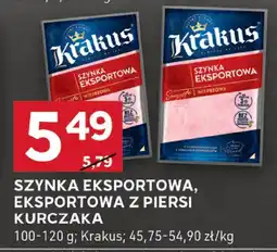 Stokrotka Szynka eksportowa, eksportowa z piersi kurczaka Krakus oferta