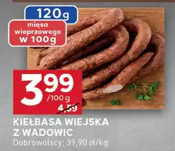 Stokrotka Kiełbasa wiejska z Wadowic Dobrowolscy oferta
