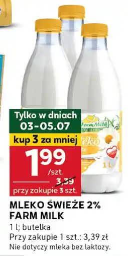 Stokrotka Mleko świeże 2% Farm Milk oferta