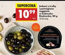 Biedronka Salami z truflą i parmigiano reggiano, 1 opak. Biedronka oferta