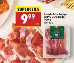 Biedronka Wędlina Speck Alto Adige IGP, 1 opak. Gusto Bello oferta