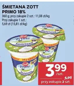 Stokrotka Śmietana Zott Primo 18% oferta