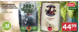 Stokrotka Market Piwo Eichbaum Pilsner, Apostel Hefeweissbier Hell oferta