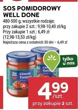 Stokrotka Sos pomidorowy Well Done oferta