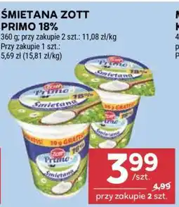 Stokrotka Market ŚMIETANA ZOTT PRIMO 18% oferta