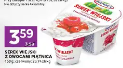 Stokrotka Express Serek wiejski z owocami Piątnica oferta