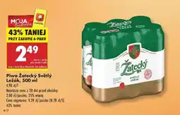 Biedronka Piwo Žatecký Světlý ležák 500 ml oferta