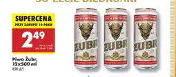 Biedronka Piwo Żubr, 12×500 ml oferta