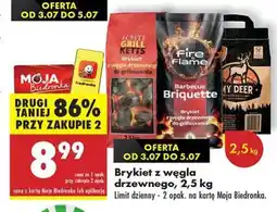 Biedronka Brykiet z węgla drzewnego, 2,5 kg oferta
