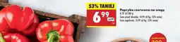 Biedronka Papryka czerwona na wage oferta