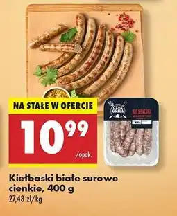 Biedronka Kiełbaski białe surowe cienkie, 400 g oferta