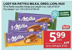Stokrotka Lody na patyku Milka, Oreo, Lion, Nuii Nestle oferta