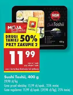 Biedronka Sushi Toshii 400 g oferta