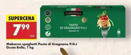 Biedronka Makaron spaghetti Pasta di Gragnano P.G.I. Gusto Bello, 1 kg oferta