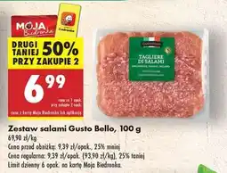 Biedronka Zestaw salami Gusto Bello , 100 g oferta