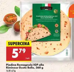 Biedronka Piadina Romagnola IGP alla Riminese Gusto Bello, 360 g oferta