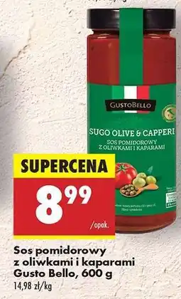 Biedronka Sos pomidorowy z oliwkami i kaparami Gusto Bello, 600 g oferta