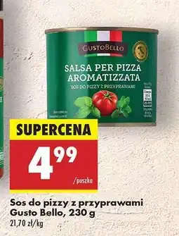 Biedronka Sos do pizzy z przyprawami Gusto Bello, 230 g oferta