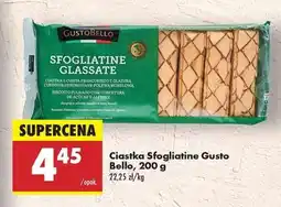 Biedronka Ciastka Sfogliatine Gusto Bello, 200 g oferta