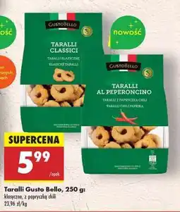 Biedronka Taralli Gusto Bello, 250 g oferta