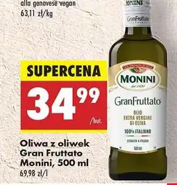 Biedronka Oliwa z oliwek Gran Fruttato Monini, 500 ml oferta