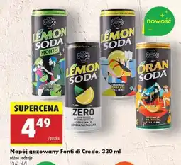 Biedronka Napój gazowany Fonti di Crodo, 330 ml oferta