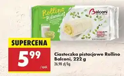 Biedronka Ciasteczka pistacjowe Rollino Balconi, 222 g oferta