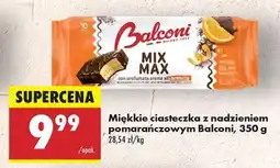Biedronka Miękkie ciasteczka z nadzieniem pomarańczowym Balconi, 350 g oferta