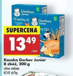 Biedronka Kaszka Gerber Junior 8 zbóż, 200 g oferta