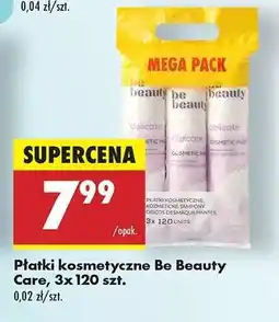 Biedronka Płatki kosmetyczne Be Beauty Care 3x 120 szt oferta