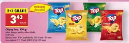 Biedronka Chipsy Top, 150 g oferta