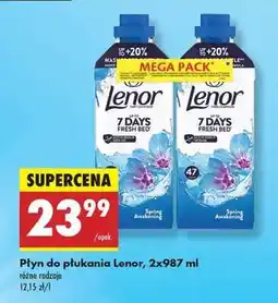 Biedronka Płyn do płukania Lenor, 2x987 ml oferta