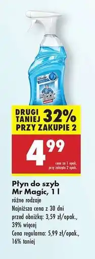 Biedronka Płyn do szyb Mr Magic, 1 l oferta