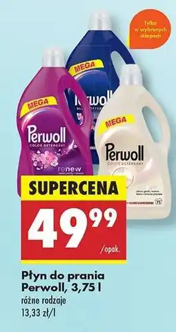 Biedronka Płyn do prania Perwoll, 3,75 l oferta