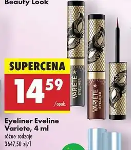 Biedronka Eyeliner Eveline Variete, 4 ml oferta