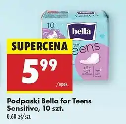 Biedronka Podpaski Bella for Teens Sensitive, 10 szt oferta