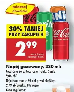Biedronka Napój gazowany, 330 ml oferta