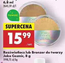 Biedronka Rozświetlacz lub Bronzer do twarzy Joko Cosmic, 8 g oferta