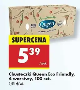 Biedronka Chusteczki Queen Eco Friendly 4 warstwy , 100 szt oferta