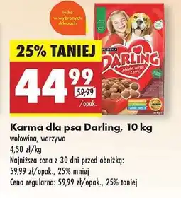 Biedronka Karma dla psa Darling, 10 kg oferta