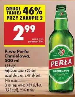 Biedronka Piwo Perla Chmielowa , 500 ml oferta