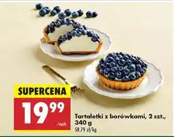 Biedronka Tartaletki z borówkami, 2 szt., 340 g oferta