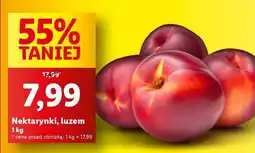 Lidl Nektarynki, luzem 1 kg oferta