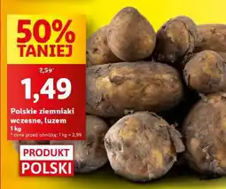 Lidl Polskie ziemniaki wczesne, luzem 1 kg oferta