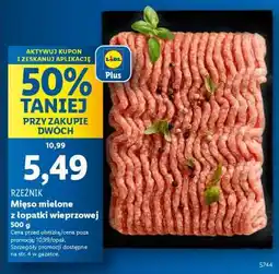 Lidl Mięso mielone z łopatki wieprzowej 500 g oferta