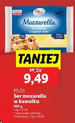 Lidl Pilos Ser Mozzarella w kawałku oferta